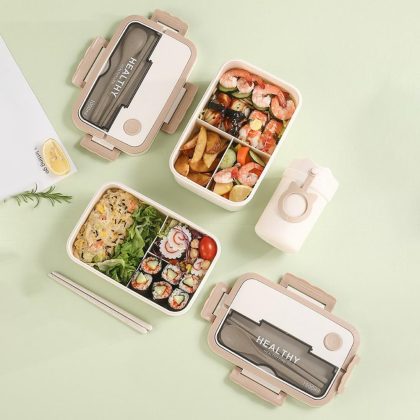 Portable Food Grade Bento Organizer Microwaveable Safe Lunch Box